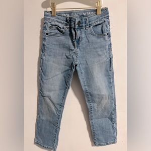 Girls Basic Straight Jeans - size 5